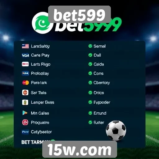 Métodos de pagamento aceitos no bet599
